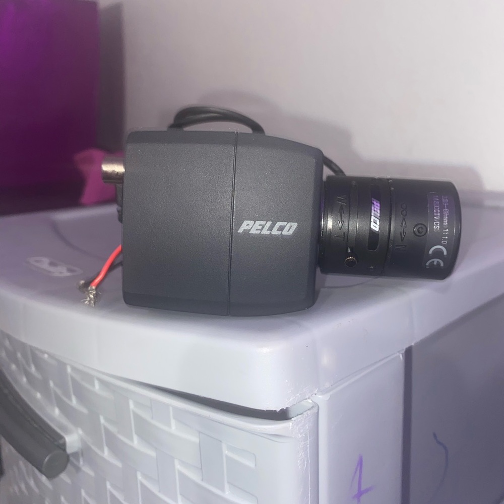 Gray Simulated Security Camera